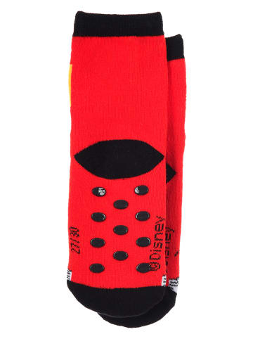 Disney Mickey Mouse Skarpety "Myszka Miki" w kolorze czerwono-czarnym