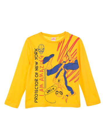 Spiderman Longsleeve "Spiderman" in Gelb