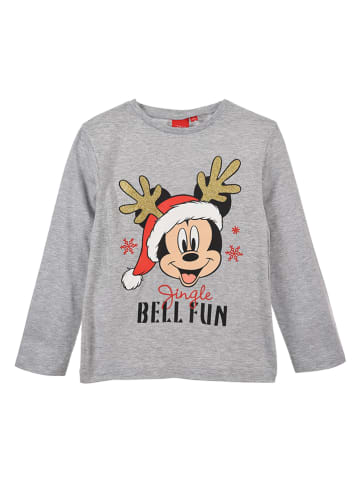 Disney Mickey Mouse Longsleeve "Mickey" in Hellgrau