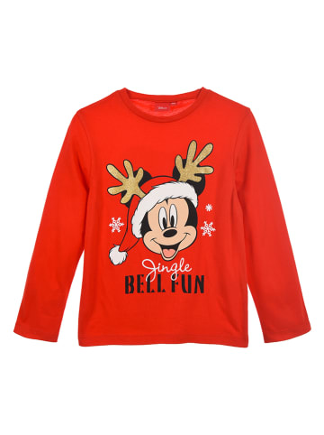 Disney Mickey Mouse Longsleeve "Mickey" in Rot