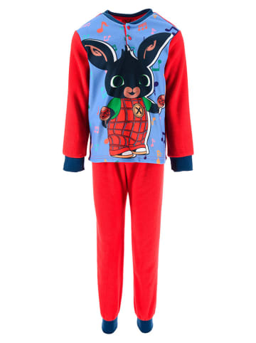 Bing Fleece-Pyjama "Bing" in Blau/ Rot