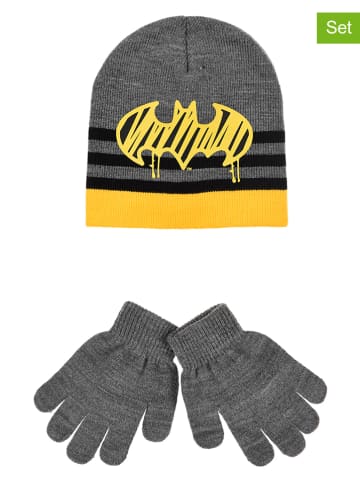 Batman 2-delige winteraccessoires set "Batman" donkergrijs