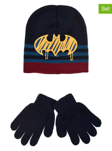 Batman 2tlg. Winteraccessoires-Set "Batman" in Dunkelblau