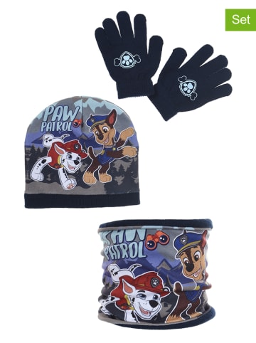 Paw Patrol 3-częściowy zestaw "Psi Patrol" w kolorze granatowym