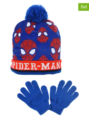 Spiderman 2-częściowy zestaw "Spider-Man" w kolorze niebieskim