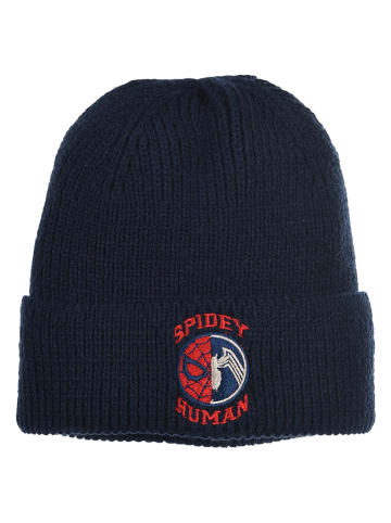 Spiderman Muts "Spiderman" donkerblauw
