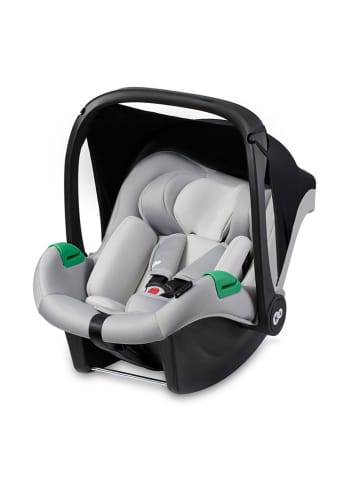 Kinderkraft Kindersitz "Mink Pro i-Size" mit Basisstation in Grau - Gruppe 0+