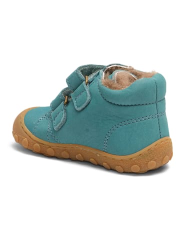 bisgaard Leder-Lauflernschuhe in Türkis