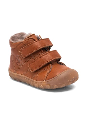 bisgaard Leder-Barfußschuhe "Hale" in Hellbraun