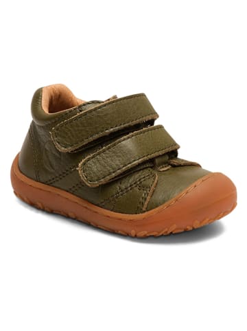 bisgaard Leder-Lauflernschuhe in Khaki