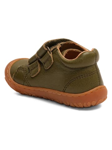 bisgaard Leder-Lauflernschuhe in Khaki