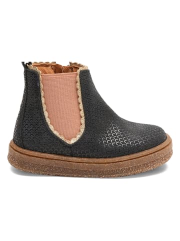 bisgaard Leren loopleerschoenen donkerblauw