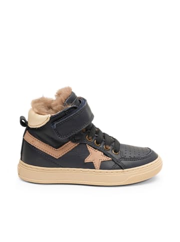 bisgaard Leder-Sneakers in Dunkelblau
