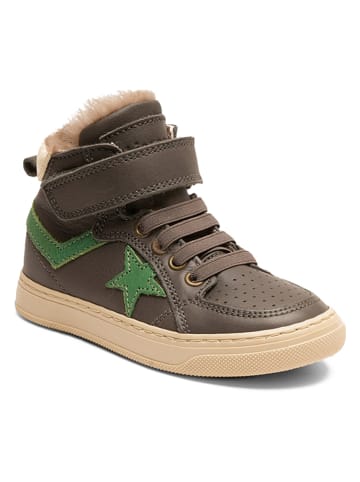 bisgaard Leder-Sneakers in Anthrazit