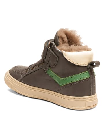 bisgaard Leder-Sneakers in Anthrazit