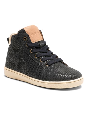 bisgaard Leder-Sneakers in Dunkelblau