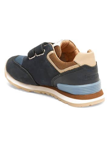 bisgaard Skórzane sneakersy w kolorze granatowym