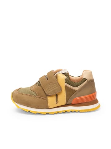 bisgaard Leder-Sneakers in Khaki