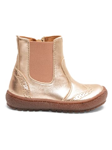 bisgaard Leder-Boots in Gold