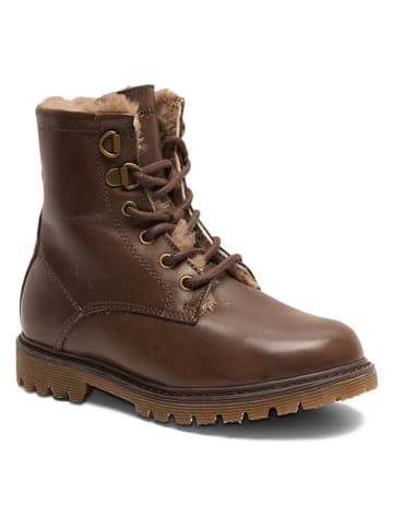 bisgaard Leder-Winterboots in Braun