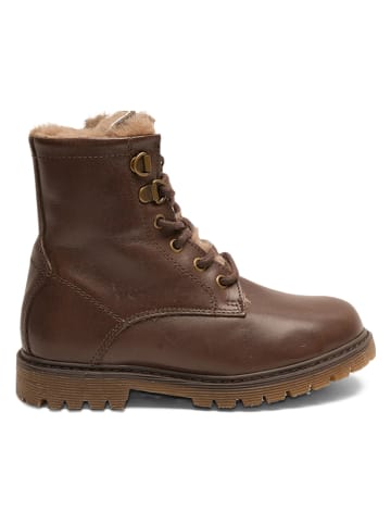 bisgaard Leder-Winterboots in Braun
