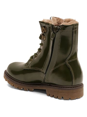 bisgaard Leder-Winterboots in Grün
