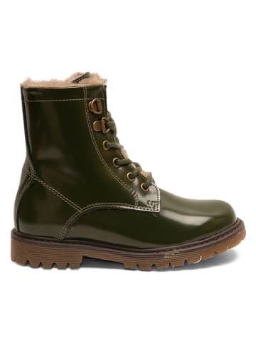 bisgaard Leder-Winterboots in Grün