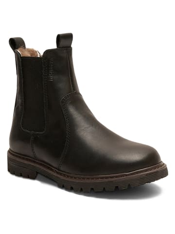 bisgaard Leder-Chelsea-Boots in Schwarz