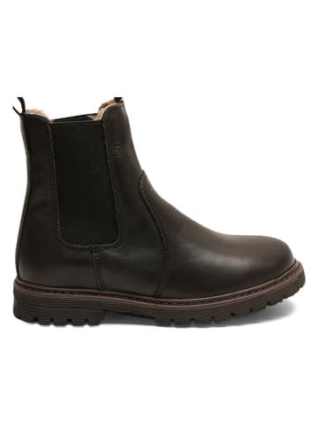 bisgaard Leder-Chelsea-Boots in Schwarz