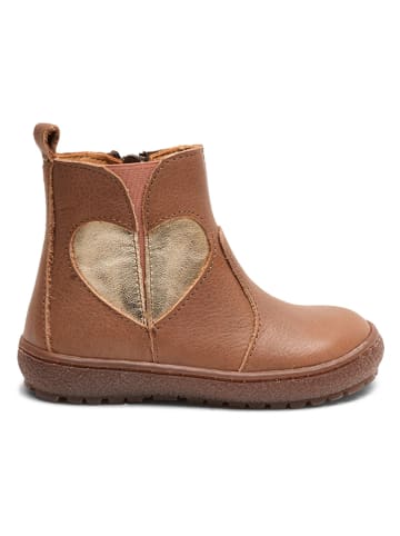 bisgaard Leder-Boots in Braun