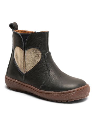bisgaard Leder-Boots in Dunkelblau