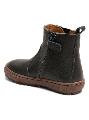 bisgaard Leder-Boots in Dunkelblau