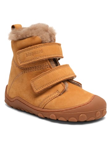 bisgaard Leder-Winterboots in Hellbraun