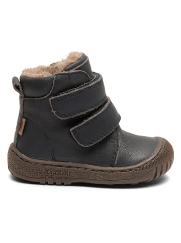 bisgaard Leder-Boots "Evon" in Dunkelblau