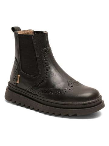 bisgaard Leder-Chelsea-Boots in Schwarz