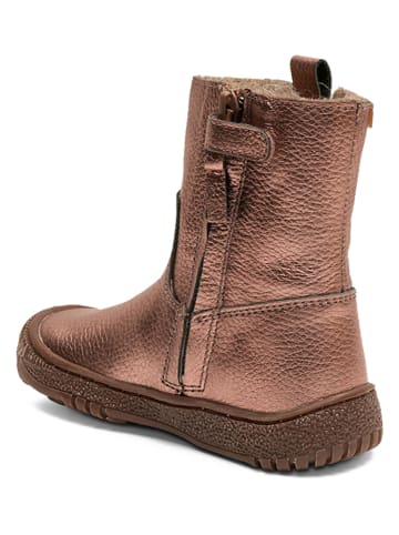 bisgaard Leder-Winterboots in Rosegold