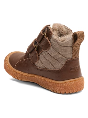 bisgaard Leder-Winterboots in Braun