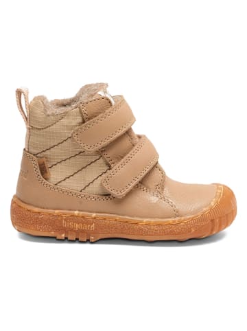 bisgaard Leder-Winterboots in Beige