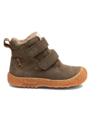 bisgaard Leder-Winterboots in Khaki