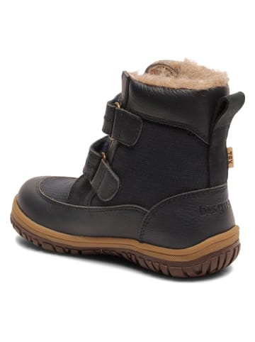 bisgaard Leder-Winterboots in Dunkelblau