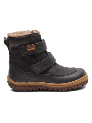 bisgaard Leder-Winterboots in Dunkelblau