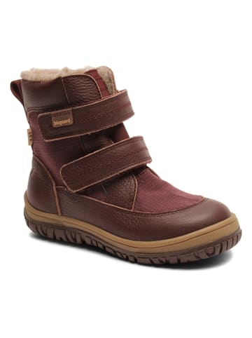 bisgaard Leder-Winterboots in Bordeaux