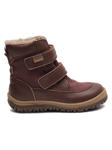bisgaard Leder-Winterboots in Bordeaux