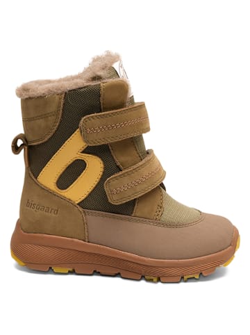 bisgaard Leren winterboots in kaki
