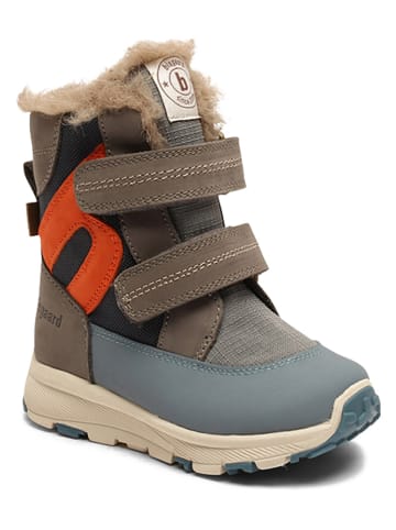 bisgaard Leder-Winterboots in Grau