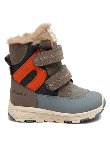 bisgaard Leder-Winterboots in Grau