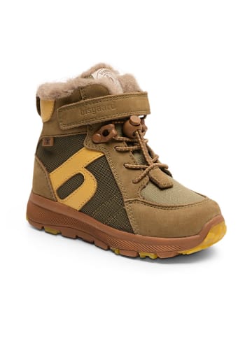 bisgaard Leder-Winterboots in Khaki