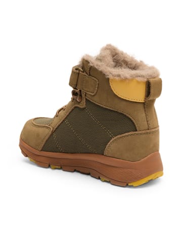 bisgaard Leder-Winterboots in Khaki