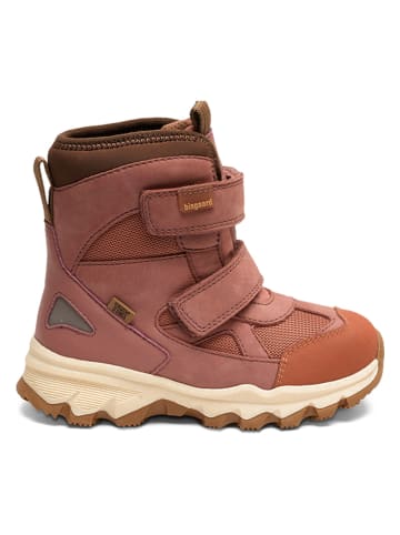bisgaard Leder-Boots in Pink