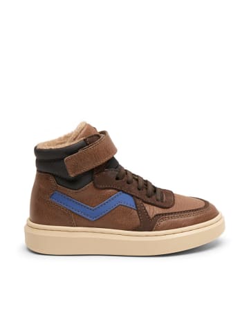 bisgaard Leder-Sneakers in Braun